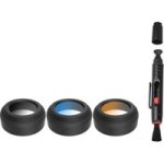 Hyb 3 Pack Filter Kit With ND4 8 16 + Lenspen