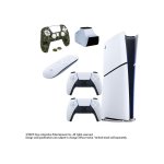Sony Playstation 5 Slim Digital + PS5 Dualsense + PS5 Media Remote + Nac: DS5 Twin-charger PS5 + Nac: DS5 Silicon Skin Green Camo PS5