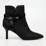 Ladies Lively 18 Ankle Boot With Strap - Black - 8