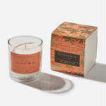 Glass Candle - Beach Wedding Orange