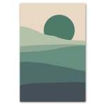 Colour Field Landscape Cool 1 Art Print - 100CM X 150CM No Frame Print Only