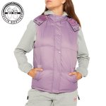 Jeep Ladies Fashion Gilet Puffer - Purple - 3XL
