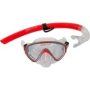 Saekodive Pvc Mask & Snorkel Set- Youth Red