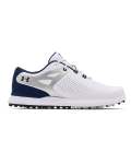Women's Ua Charged Breathe Spikeless Golf Shoes - White 7