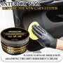 Graphene Tire Refurbishment Cream - Interior Wax For Plastic Parts Rubber Strips & Black Refurbishment Care Scratch Cover-up Long-lasting Shine & Protection For Car