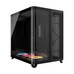 Corsair Air 5400 Lx-r Rgb Icue Link Triple-chamber Black Mid-tower Gaming Case