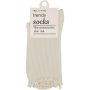 Clicks Trendy Socks Solid Cream With Edge 3-6