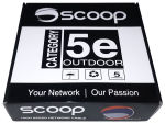 Scoop 100M Box CAT5E Outdoor Ftp Cca Cable