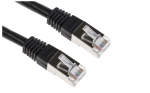 Acconet CAT6 1M Utp Flylead Patch Lead Black CAT6-FLY-1-BLACK