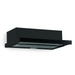 Falco 90CM Slide Out Black Extractor Fan FAL-90-T62ST-B