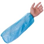 Plastic Sleeve Protector Blue 100S