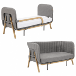 Tutti Bambini Cozee XL Junior Bed & Sofa Expansion Pack -oak charcoal