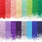 15G BAG 2 3 4MM Solid Colorful Paint Glass Rice Loose Beads For Jewelry Making Diy Bracelet Necklace Beaded Handmade Craft Suppl