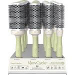 Olivia Garden Newcycle Thermal Recycled Plastic Brush Display: 16 Brushes & Stand