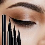 3PCS PACK Black Eyeliner Pen Set Quick-dry Waterproof & Smudge-proof Makeup Beginner-friendly Liquid Eyeliner Smooth Long-lastin
