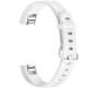Silicone Strap For Fitbit Alta S/m - White 22 Mm Silicone Watch Strap White
