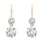 Kate Earring - Clear Crystal Rosegold