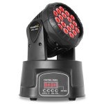 Beamz MHL108 MK3 MINI Moving Head 18X 3W LED Rgb