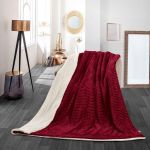 Reversible Throw Blanket Stripped