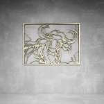 Nyati Wall Art - 1000 X 750 X 20 Matt White Indoor