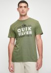 Quiksilver Straight Up Ss Tee - Four Leaf