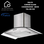 Falco Curved Glass Cookerhood - 60CM FAL-60-CGS