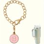 1pc Luxurious Letter Charm Accessories For Bottle Cup Initial Name ID Handle Charm Letter Pendant For Tumbler Cup Decorative Accessories