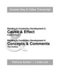 Cause And Effects Paperback 4TH Revised Edition