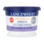 Lancewood Balsamic & Onion Medium Fat Smooth Cottage Cheese 250G