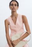 Waistcoat Flor - Light pastel Pink