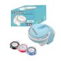 Dymo Omega Blue Embossing Label Maker + 3 Free Tapes - Compatible