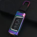 C Style Car Auto Buckle Key Shell Zinc Alloy Car Chain Shell Car Key Shell Case Key Ring For Trumpchi Random Color