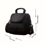 430 Camera Bag Black Mid-size Padded Camera Shoulder Bag