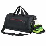 Kuston Sports Gym Bag With Shoes Compartment Travel Duffel Bag For Men And Women