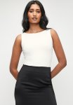 Superbalist Slash Neck Bodysuit - Off White