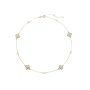 Clover Kira Pearl Necklace -gold