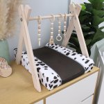 Changing Mat Cover Dotty Madness Dark Grey