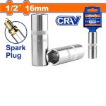 1 2" Drive Spark Plug Socket 16MM WSC4216
