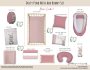 Cot Duvet Bedding – Dusty Pink With Add Bunny Set