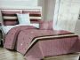 5 Piece Quilt Set Heart Flowered Bedspread Set