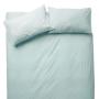 Cotton 200 Thread Count DUVET COVER SET - Duck Egg - Single 130 X 200CM