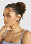 Silver Bubble Stud Earrings - Silver
