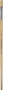 Dala 582 11 Round Hog Bristle Brush - Long Handle
