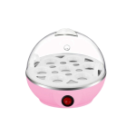 Portable 7-EGG Capacity Automatic Electric Egg Poacher Machine F20-8-80 Pink