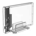 Orico 2.5 Usb-c External Hard Drive Enclosure Transparent