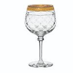 Vista Alegre Red Wine Goblet Large Palazzo Gold