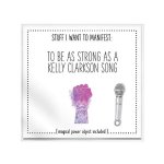 Warm Human -to Be As Strong As A Kelly Clarkson Song