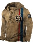 Retro Cool Hoodies For Men Men's Casual Graphic Design Hooded Sweatshirt Streetwear For Winter Fall As Gifts