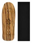 Wooden Fingerboard Carlsbad Cruiser Deck Zebrawood - 34MM X 100MM - Handmade Pro Shape & Size - Five Plies Wood Veneer - Include