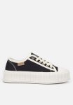KISS3 Flatform Sneaker - Black